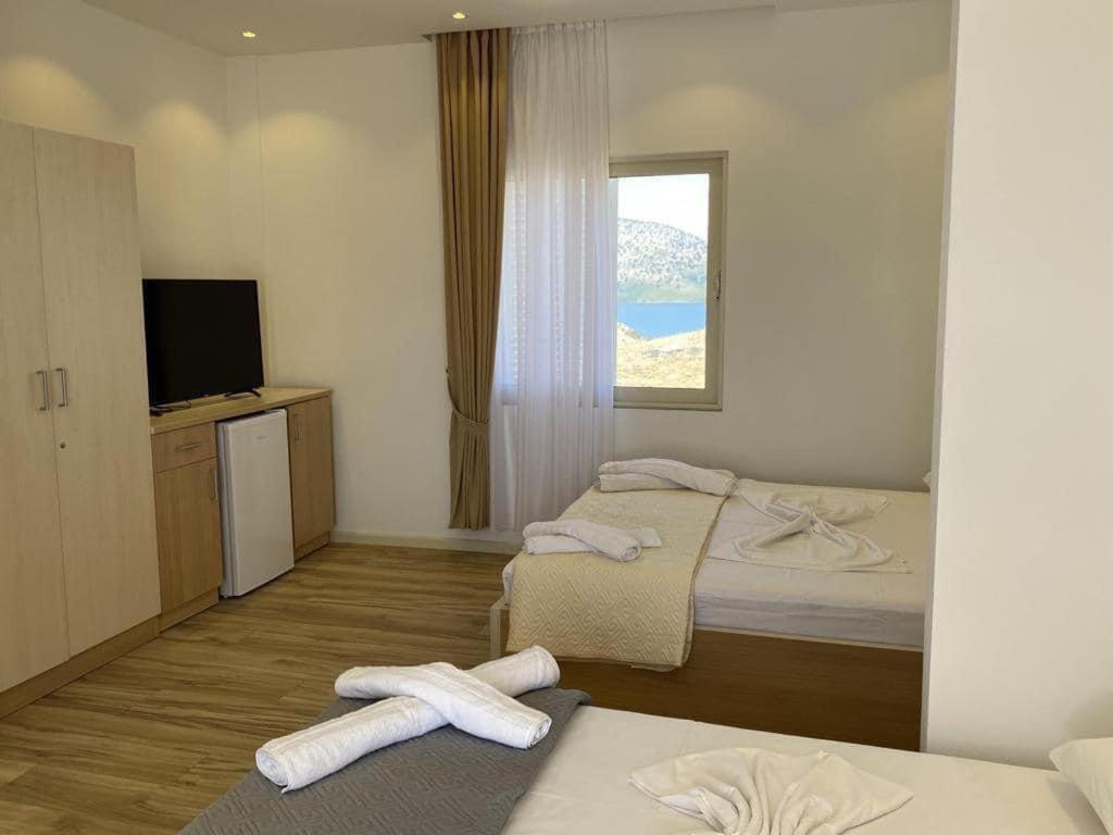 Appartamento Vila Butrint Ksamil Esterno foto